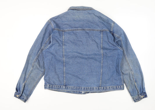 George Women's Blue Denim Jacket XL Casual