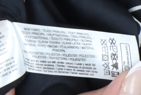 Brand and care label for Primark Women's Black Floral Midi Shirt Dress