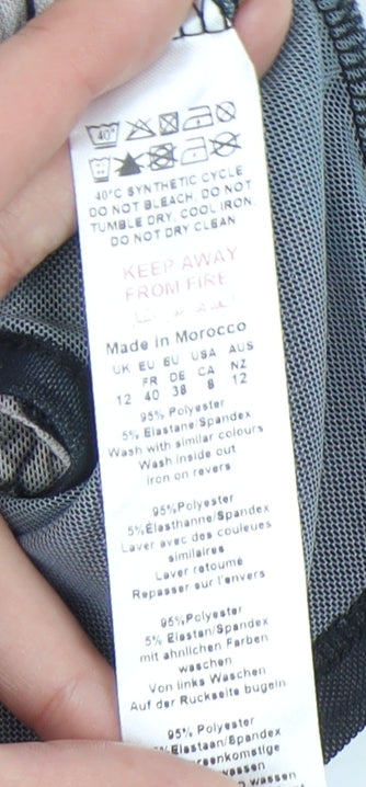 PrettyLittleThing Women's Multicoloured Cropped Blouse 12