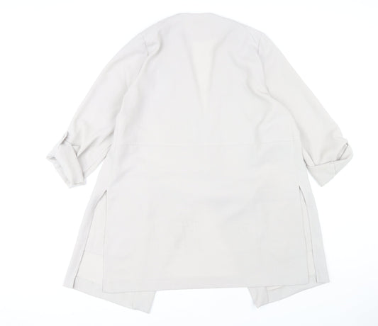 Womens UK Size 14 Wallis White Basic Jacket
