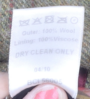 Barbour Men's Brown Wool Blazer Plaid 42R, Casual Classic