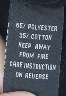 MANAV Men's Black Polo Shirt 2XL Short Sleeve Casual