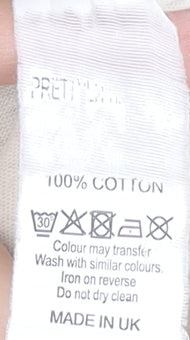 PrettyLittleThing Women's Beige T-Shirt S Casual