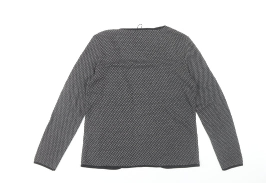 Womens UK Size L Only Grey Cardigan Jumper
