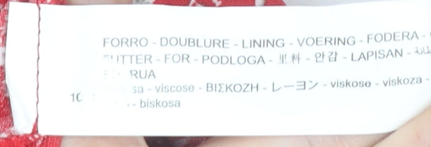 Bershka Women's Red Floral Playsuit, Size 12