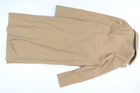 New Look Women's Beige Long Overcoat, Size 12