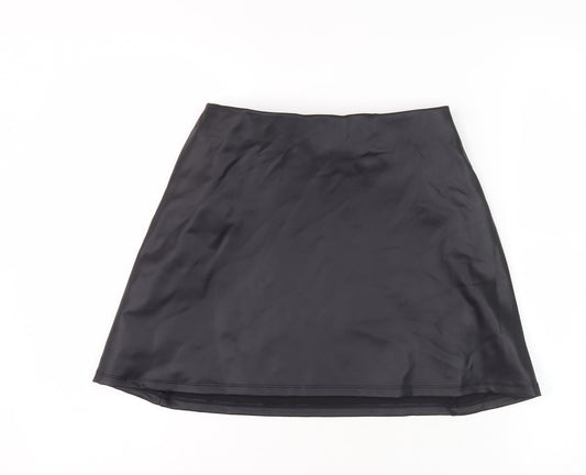 H&M Women's Black Skirt S - Machine Washable, Elegant