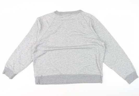 Mens UK Size L American Eagle Grey Pullover Sweatshirt