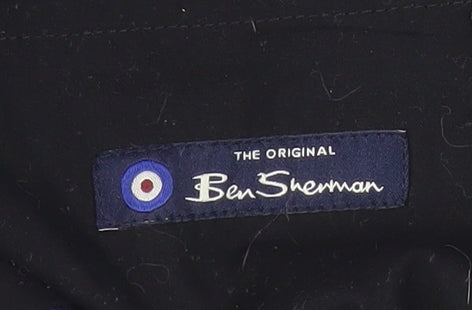 Mens UK Size 30R Ben Sherman Formal Blue Trousers