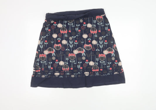 Mantaray Women's Multicoloured Floral A-Line Skirt Size 14