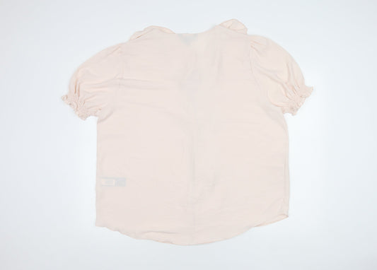 Womens UK Size 22 Friends Like These Pink Basic Blouse