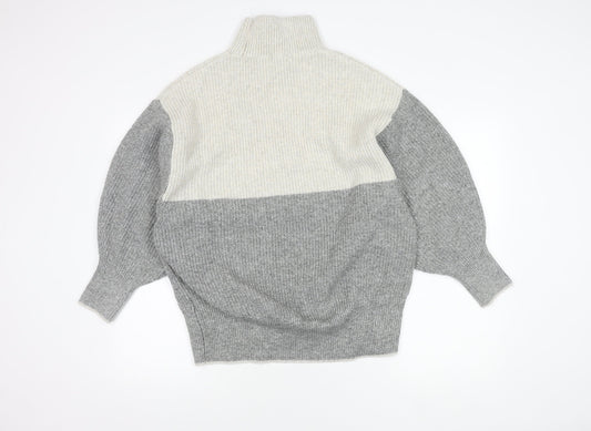 Womens UK Size S H&M Grey Pullover Jumper