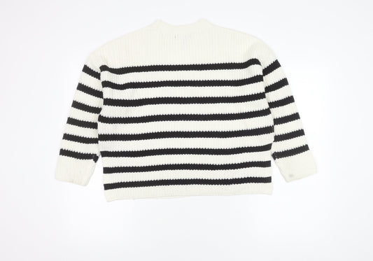 Womens UK Size S New Look Multicoloured Pullover Jumper
