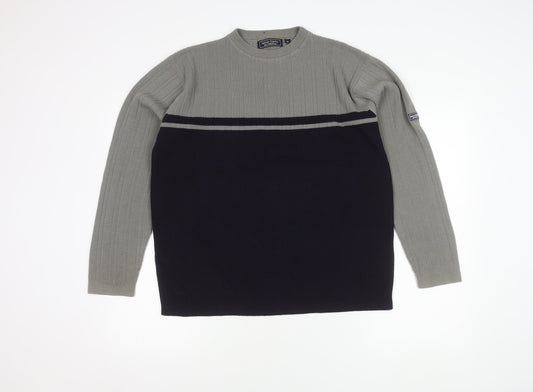 James Darby Men's Grey Pullover Jumper M