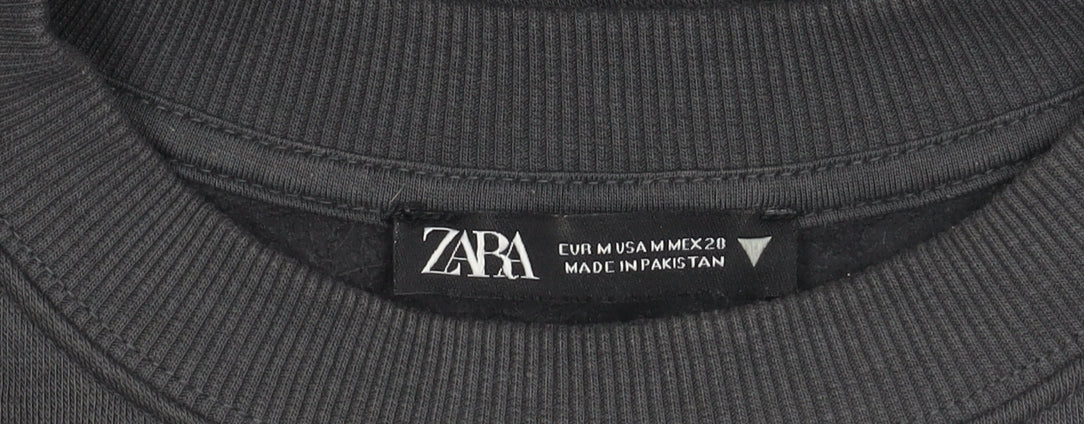 Womens UK Size 12 Zara Black Pullover Jumper