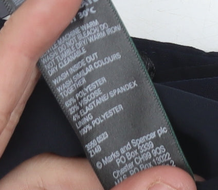 Marks & Spencer Women's Blue Pencil Skirt Size 10