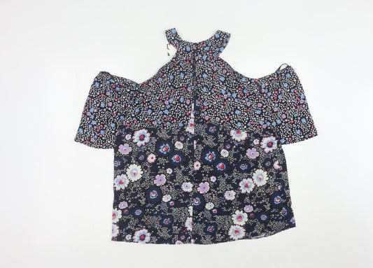 George Women's Multicoloured Floral Blouse Size 14