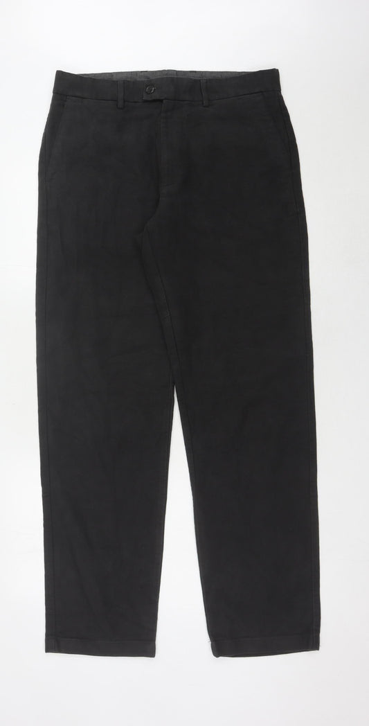 Marks and Spencer Men's Grey Trousers, Size 34