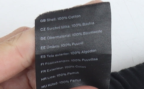 Weekday Women's Black Cotton Trousers M