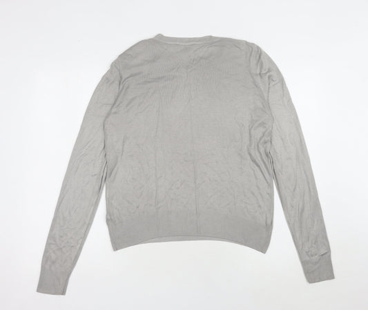 Womens UK Size 12 New Look Grey Pullover Jumper