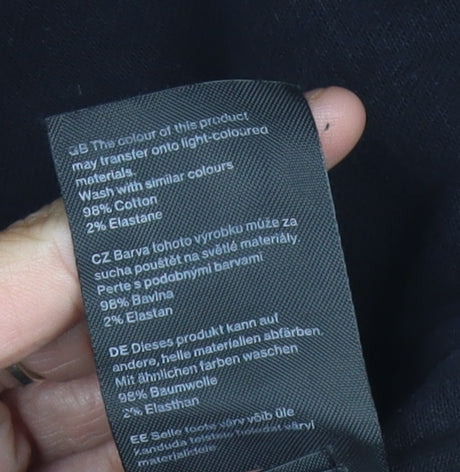 Weekday Men's Black Straight Jeans, Size 32, Regular Fit