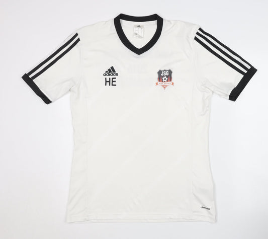Mens UK Size M adidas White T-Shirt