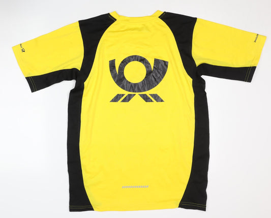 James & Nicholson Men's Yellow Football T-Shirt L