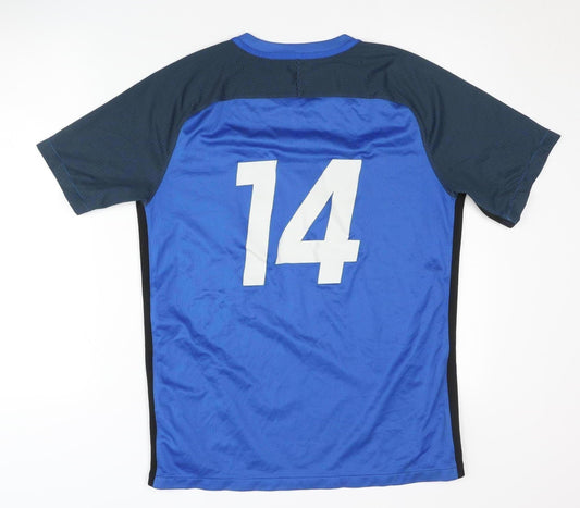 Nike Blue Men's L Football Jersey Dri-FIT