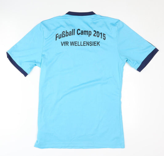 Adidas Men’s Blue Football T-Shirt, Size S