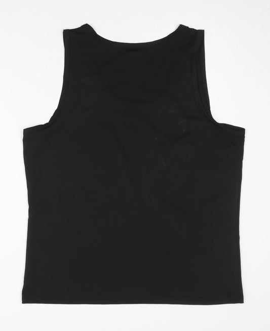 Men's Black Tank Top - Large, Basic Style, Activewear