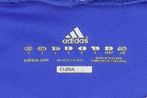Adidas Men's Blue Football Jersey L Athletic