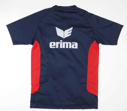 Erima Men's XL Blue Red Sports Jersey T-Shirt