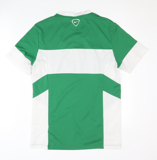 Nike Men's Green Short Sleeve Jersey T-Shirt M