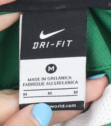 Nike Men's Green Short Sleeve Jersey T-Shirt M