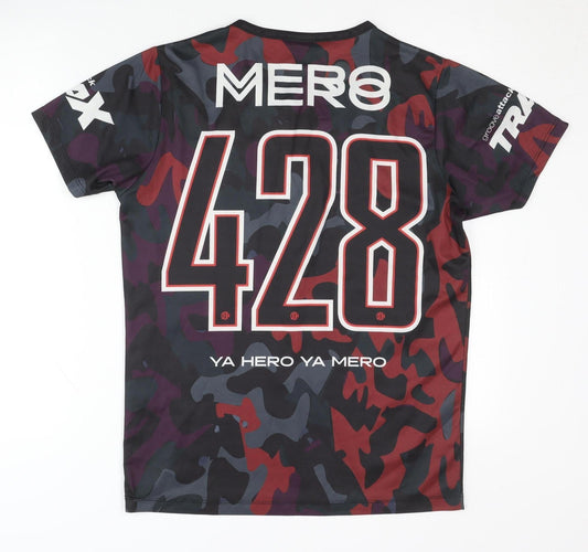 Unisex Multicoloured Camouflage Football Top - One Size