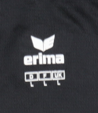 Erima Men's Black Football Jersey T-Shirt L