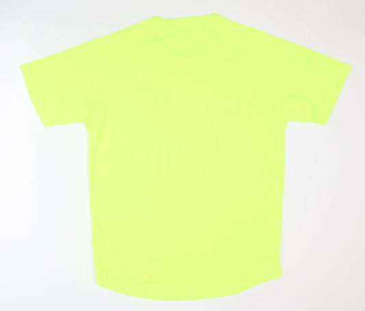 Adidas Men's Yellow T-Shirt L Basic Athletic