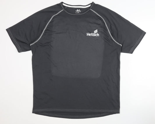Tee Jays Men's Black XL Sports T-Shirt