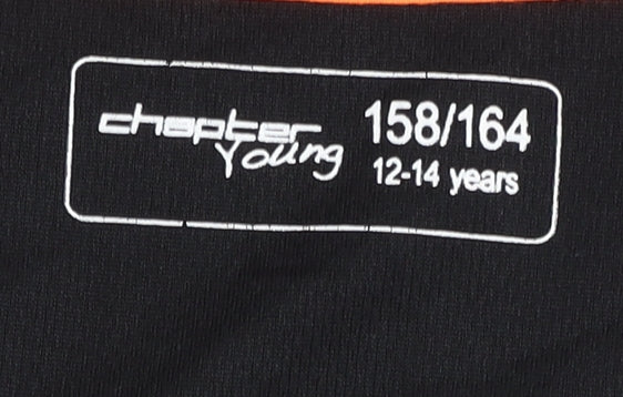 Chapter Young Boys Black Tank Top 12-14 Years Sleeveless Jersey