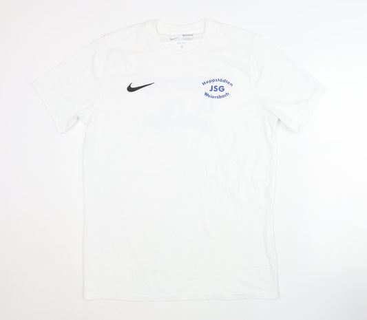 Mens UK Size L Nike White Gym & Training T-Shirt