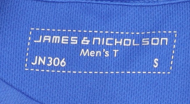 James & Nicholson Men's Blue T-Shirt S