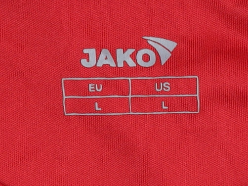 JAKO Men's Red L Jersey T-Shirt for Triathlon