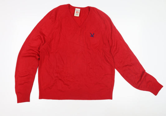 Womens UK Size 18 St Michael Red Jumper Jumper