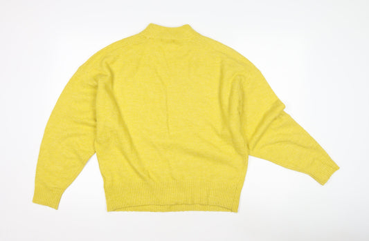 Womens UK Size S H&M Yellow Pullover Jumper