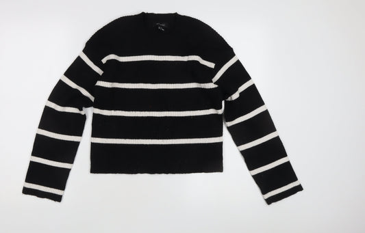 Womens UK Size S New Look Black Pullover Jumper
