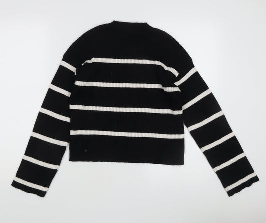 Womens UK Size S New Look Black Pullover Jumper