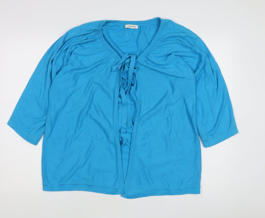 Womens UK Size L Windsmoor Blue Cape Jumper