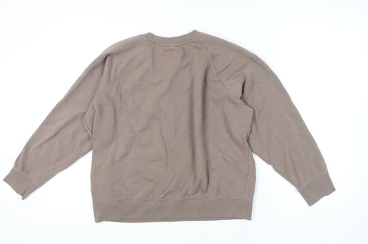 H&M Women’s Brown Crew Neck Sweatshirt M