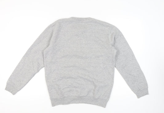 Mens UK Size XS boohooMAN Grey Pullover Sweatshirt