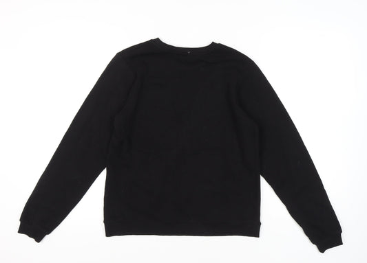 Womens UK Size 8 ASOS Black Pullover Sweatshirt